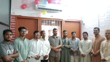 চবির শাহাজালাল হলের শিক্ষার্থীদেরকে ছাত্রশিবিরের দুইটি এসি উপহার